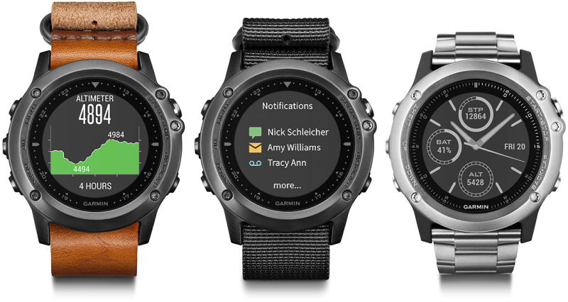 Garmin Fenix 3 Sports Wearable Tracks Heart Rate Along With Your Games!